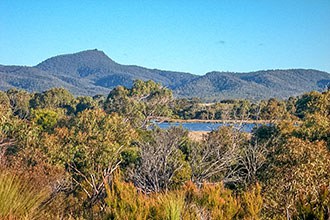 Winnifred Curtis Reserve looking towards North Sister